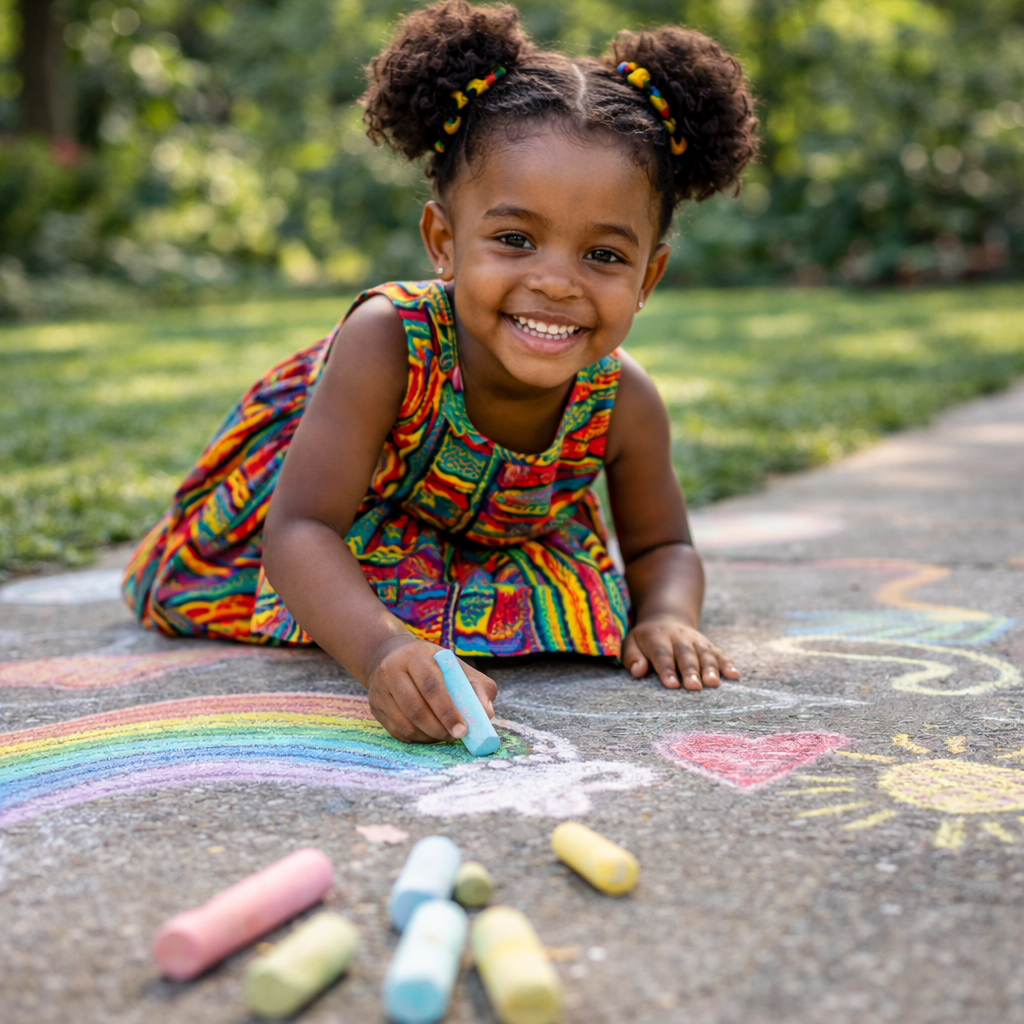 Boho Tribal Girls Sleeveless Dress with Pockets African Print 2-14Y