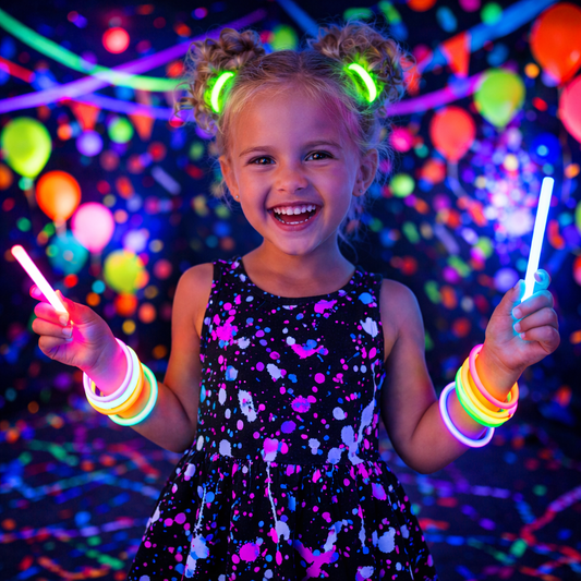 Girls Neon Purple Paint Splatter Sleeveless Dress with Pockets – Casual Dress