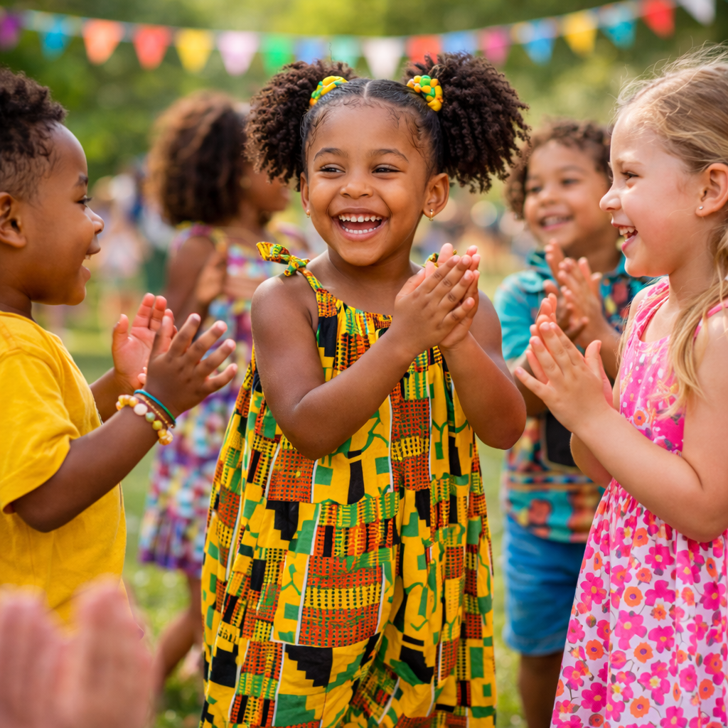 Girls African Boho Print Jumpsuit – Lightweight Summer Outfit for Kids